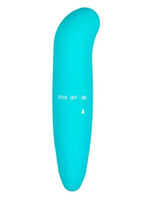 Easytoys G-Spot - Mini-wibrator, Turkus, 12 cm