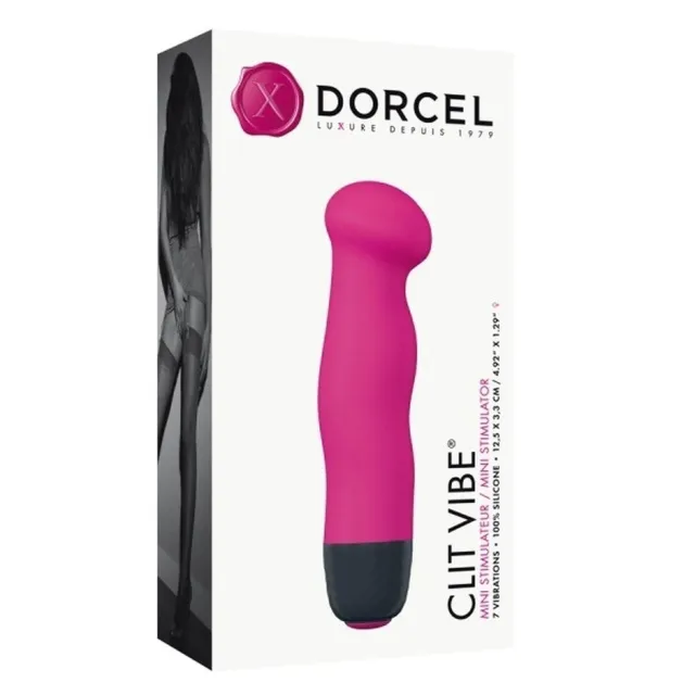 Мини вибратор для клитора Dorcel Clit Vibe, 12 см (розовый)