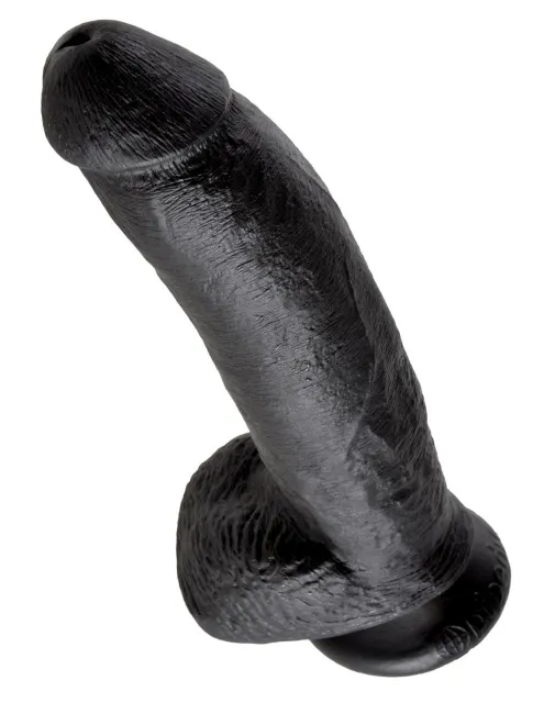Фаллоимитатор King Cock 9" With Balls, 26 см (черный)