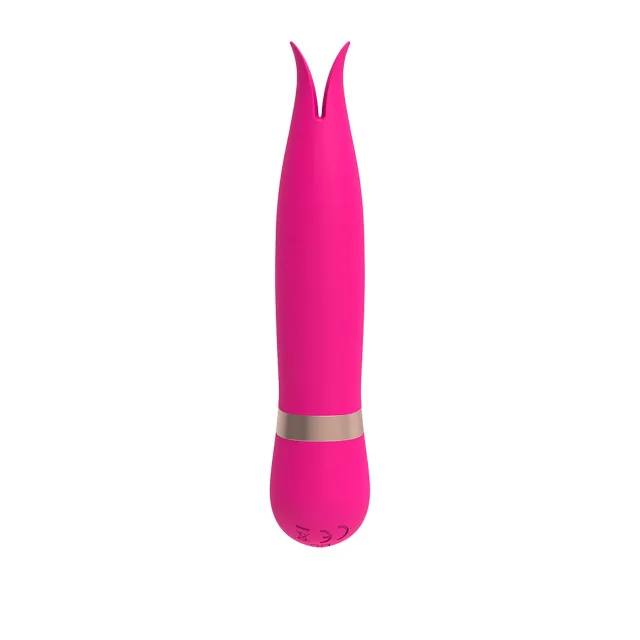 Вибратор M-mello Forked Vibe, 13 см (розовый)
