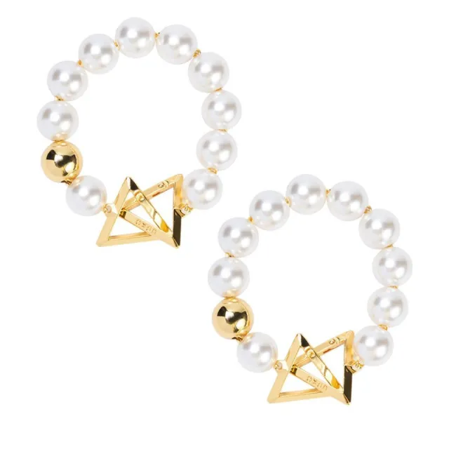 UPKO Moist Eyes Pearl Bracelet / Handcuffs -, Жемчужный, 27 cm