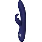 Dream Toys Blue Evolution Themis - Wibrator królik, Niebieski, 22 cm