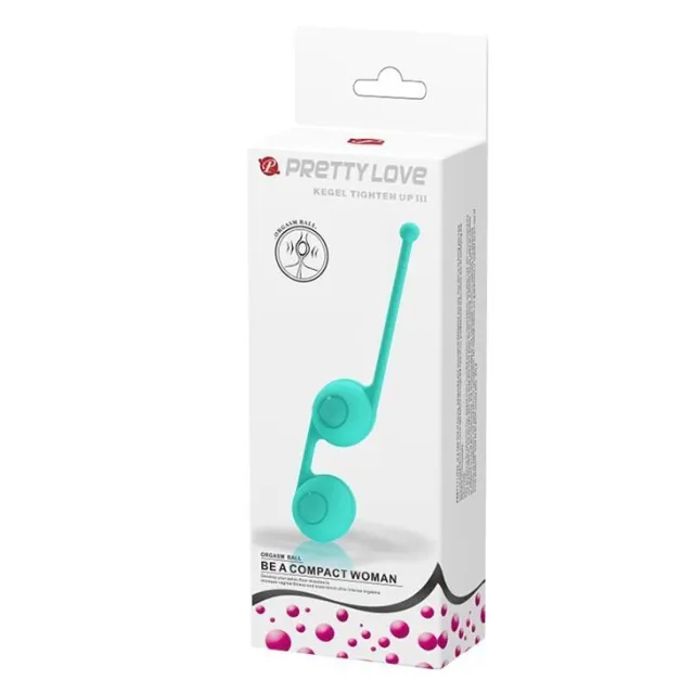 Вагінальні кульки Pretty Love Kegel Tighten Up Balls III, 17 см (м'ятний)