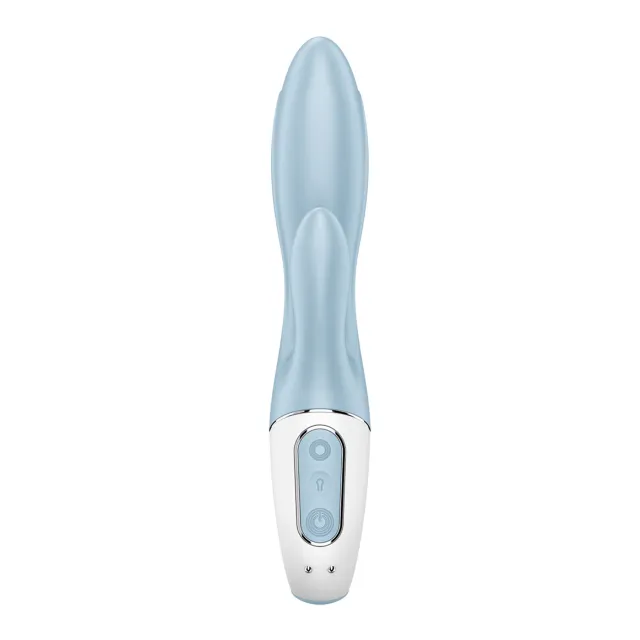 Вібратор-кролик Satisfyer Air Pump Bunny 1, 20 см (блакитний)