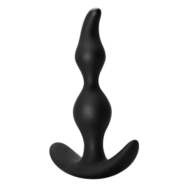 Анальная пробка Lola Games Bent Anal Plug, 13 см (черный)