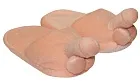Тапочки с пенисами Penis-Puschen (бежевый)