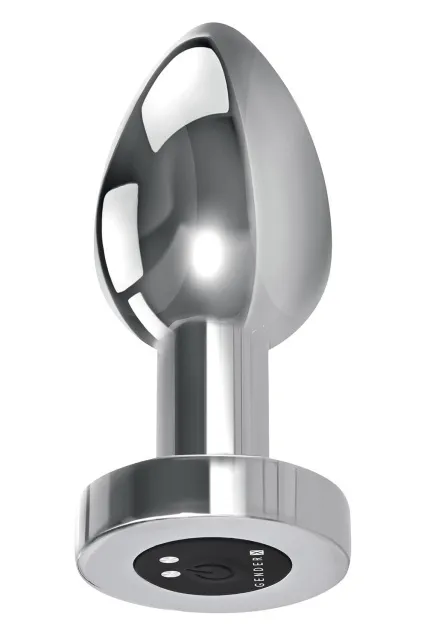 Анальная пробка Gender X Rockin Metal Plug XL, 10,5 см (серебристый)