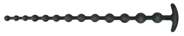 Анальная цепочка Black Velvets Anal Beads, 50 см (черный)