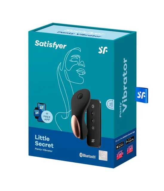Вибратор в трусики Satisfyer Little Secret, 8,5 см (черный)