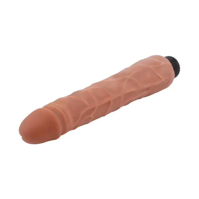 Вибратор T-skin Real Flirtation-Latin, 24 см (коричневый)