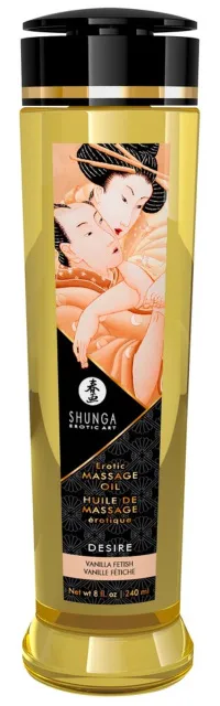 Массажное масло Shunga Erotic Massage ваниль, 240 мл