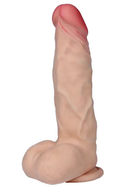 Вибратор B - Series Real AchiIles-Loveclonex 7,5", 21 см (телесный)