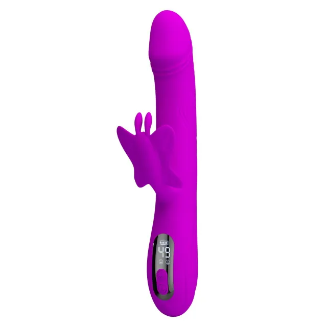 Вібратор-кролик Pretty Love Bella Purple, 24 см (фіолетовий)