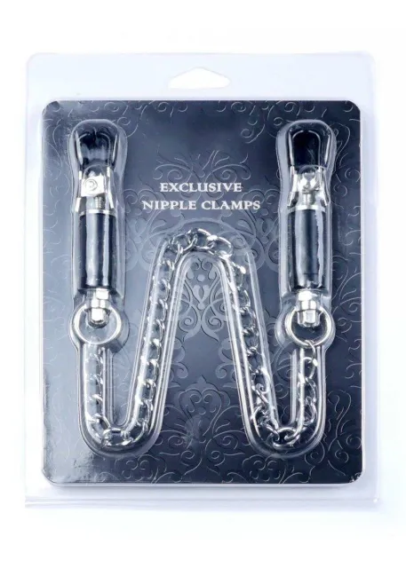 Зажимы для сосков Fetish B - Series Exclusive Nipple Clamps No.12, 43.5 см (серебристый)