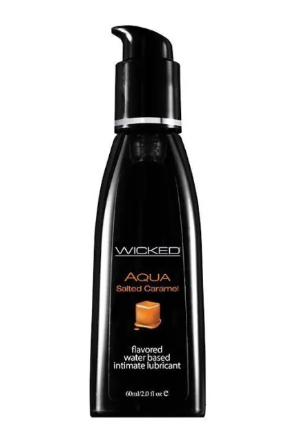 Лубрикант на водній основі Wicked Aqua Salted Caramel, 60 мл