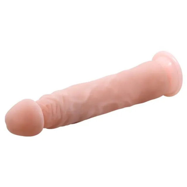 Реалистичный вибратор Baile Vibrating Cock, 23 см (телесный)