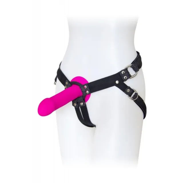 Adrien Lastic Lastic Strap-On - Zestaw do strap-ona, Czarny
