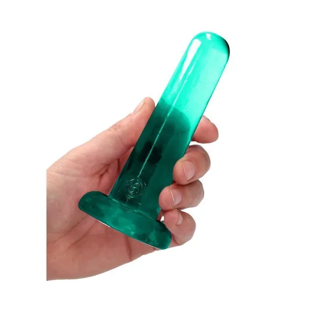 Фаллоимитатор Realrock Crystal Clear Dildo 5.3", 13.5 см (зеленый)