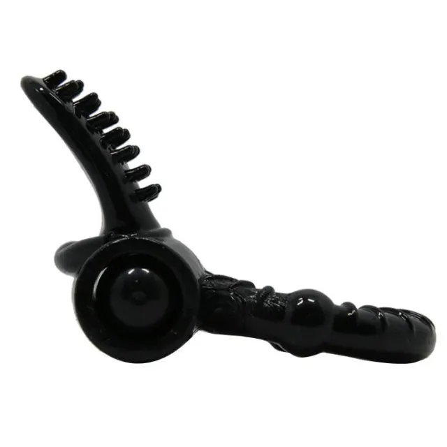 Эрекционное кольцо Baile Sweet Vibration Ring, 10 см (чернный)
