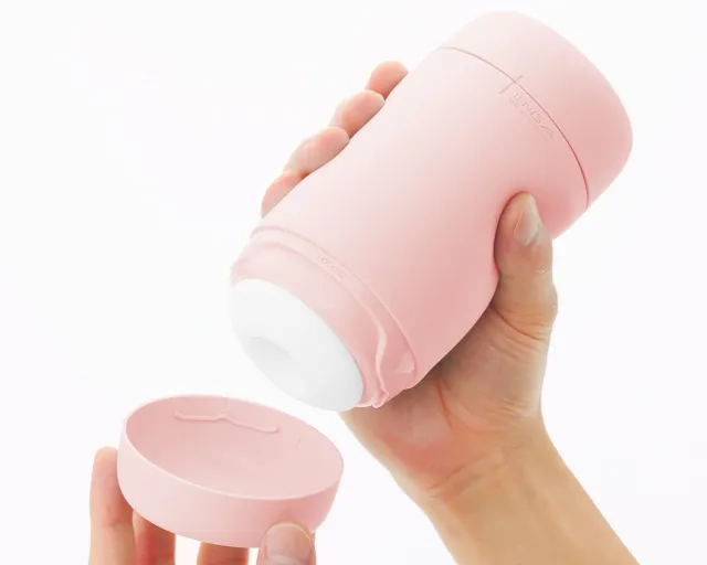 Мастурбатор Tenga Puffy Strawberry (розовый)