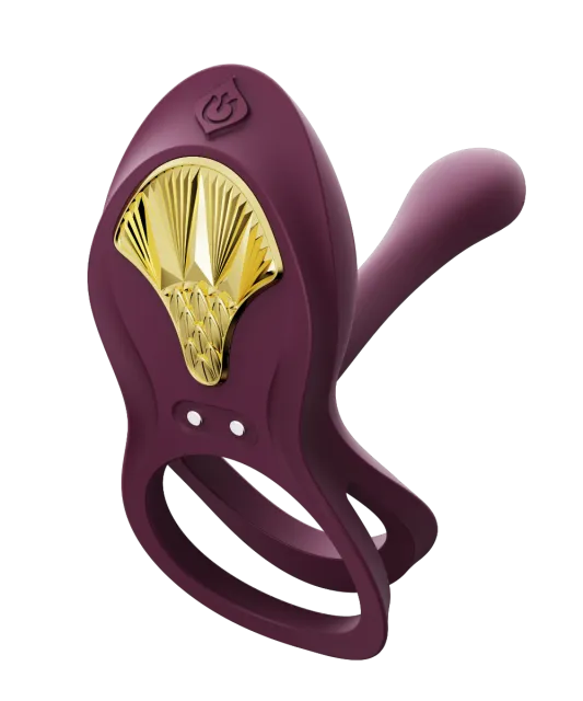 Zalo Bayek - Pierścień wibracyjny, Fioletowy, 8, 5 cm