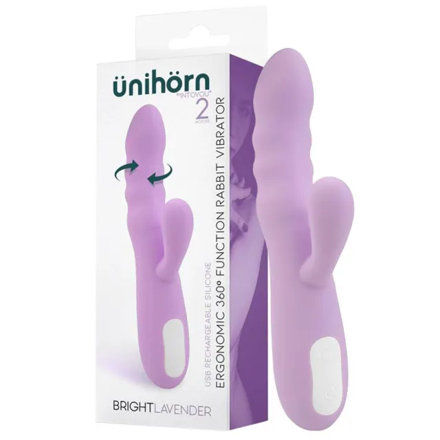 Вибратор-кролик Unihorn Bright Lavender, 20 см (фиолетовый)