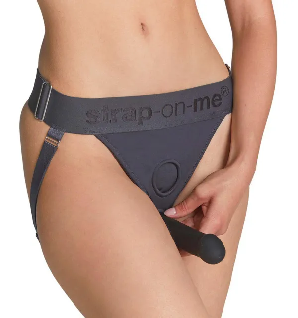 Страпон Strap-on-me Unique Lingerie Harness, One Size (серый)