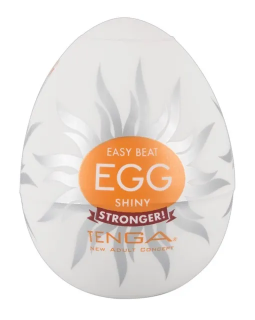 Мастурбатор яйцо Tenga Egg Stronger Shiny (белый)