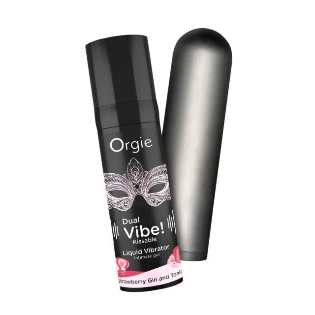 Orgie Vibe! Bullet Vibration Kit - Zestaw, Truskawka, 15 ml