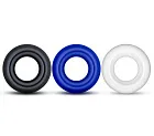 Lovetoy Power Plus Cock Ring Series Triple Donut - Zestaw pierścieni erekcyjnych, Multi, 3, 5 cm