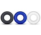 Lovetoy Power Plus Cock Ring Series Triple Donut - Zestaw pierścieni erekcyjnych, Multi, 3, 5 cm