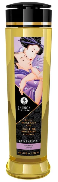 Массажное масло Shunga Sensation лаванда, 240 мл