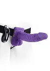 Pipedream Fetish Fantasy Series - Proteza penisa z wibracją, Fioletowy, 19 cm
