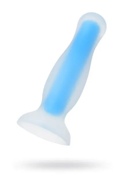 Анальная пробка Toyfa Beyond Namor Glow, 12.5 см (голубой)