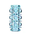 Boss Series Stretchy Sleeve - Nakładka na penisa, Niebieski, 7 cm