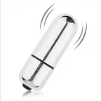 Вібратор X-Basic Bullet Mini One Speed, 5,9 см (сріблястий)