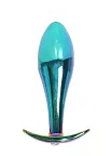 Анальна пробка Jewellery Multicolour Plug Clear L, 10.5 см (мульті)