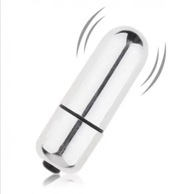 Lovetoy X-Basic Bullet Mini 10 Speeds - Mini-wibrator, Srebro, 5.9 cm