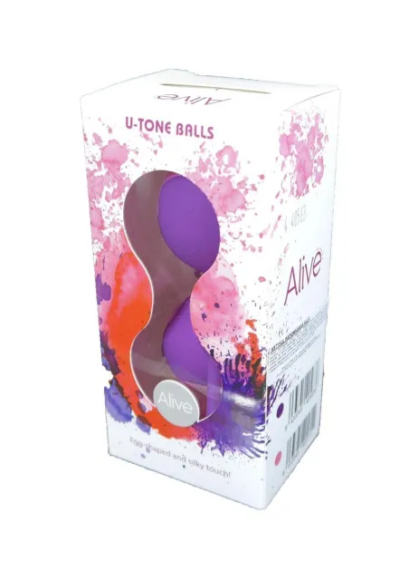 Вагінальні кульки Alive U-Tone, 19.9 см (фіолетовий)