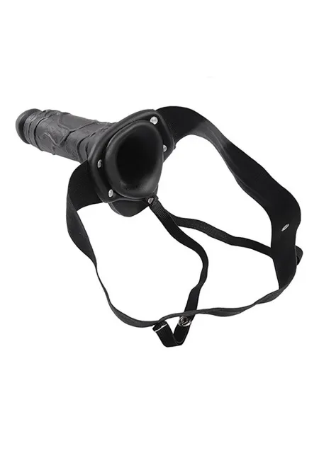 Страпон Real Rapture Strap On Cavo, 20.5 см (черный)