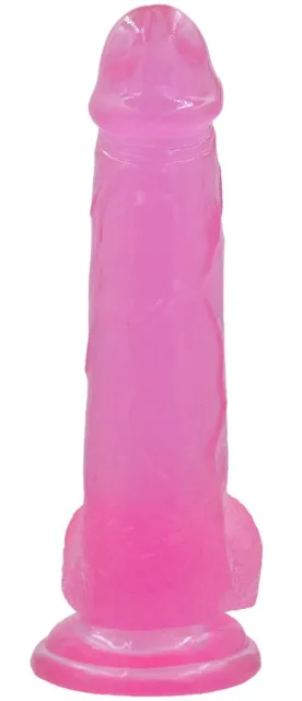 Фаллоимитатор Jelly Studs Large, 20 см (розовый)