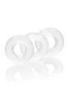 Набор эрекционных колец California Exotic Novelties, 3 шт (прозрачный)