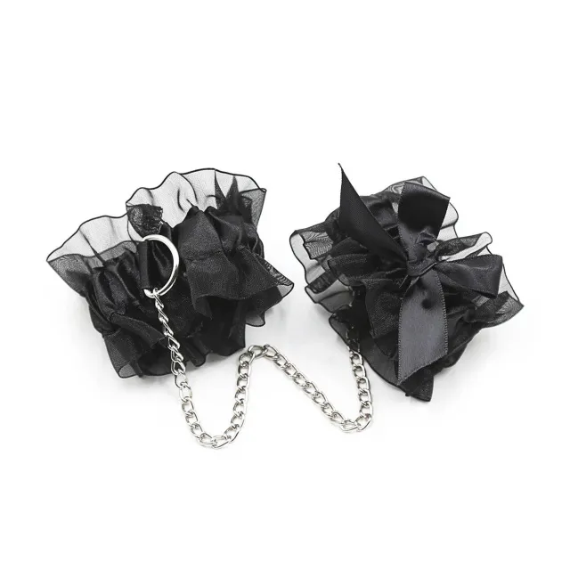 Crushious Lace Me Up - Zestaw do bondage, Czarny