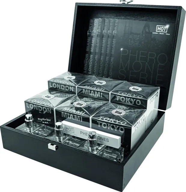 Hot Pheromone Perfume Man Wood Box -, Drzewny, 30 ml