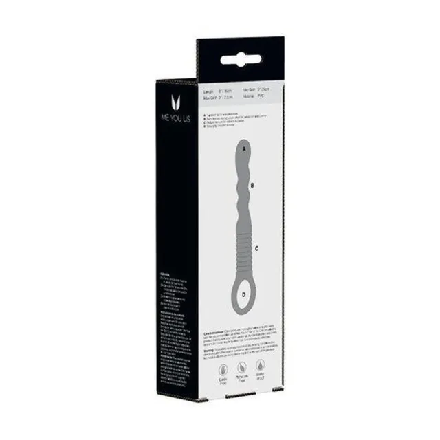 Me You Us Ridged Anal Teaser Kinx - Dildo analne, Niebieski, 19, 5 cm