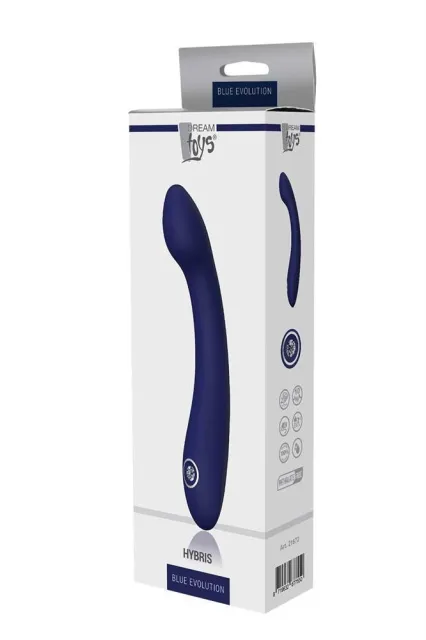 Вібратор Blue Evolution Hybris, 21 см (синій)