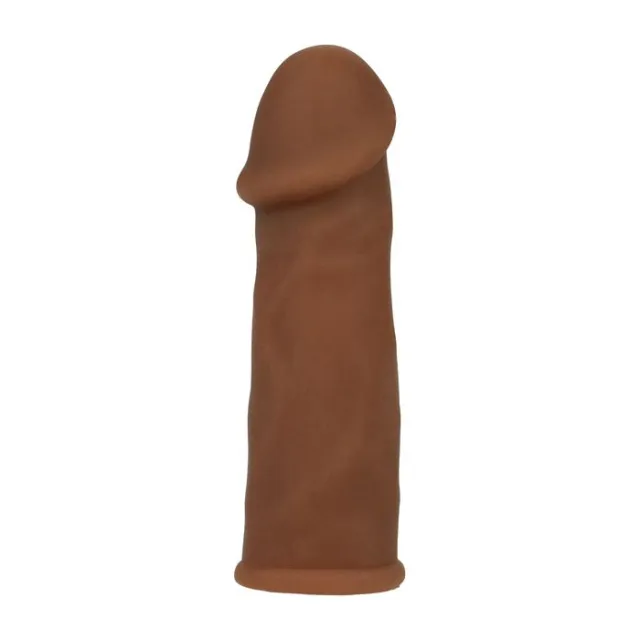 Насадка на пеніс Futurotic Penis Extender, 14 см (коричневий)