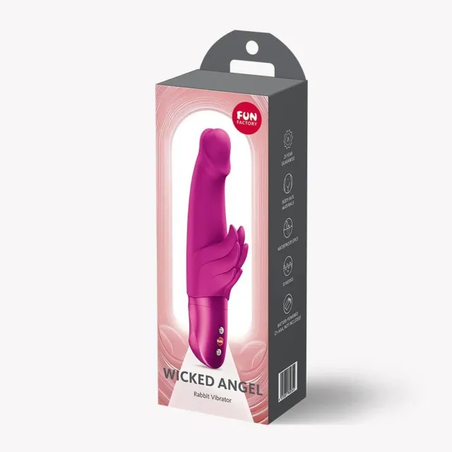 Вибратор Fun Factory Wicked Angel, 20 см (розовый)