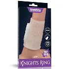 Lovetoy Vibrating Drip Knights Ring - Wibrująca nakładka na penisa, Biały, 10 cm