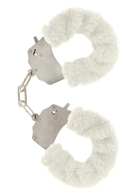 Наручники ToyJoy Furry Fun Cuffs (белый)